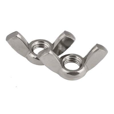 China Wholesale Precision Casting 304 Stainless Steel Wing Butterfly Nuts From Heavy Industry Manufacturer for sale