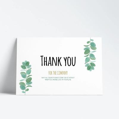 China Paper & Paperboard Greeting Card Design Customised Printing Blank Greeting print content holiday wishes thanks you card thank you Card for sale