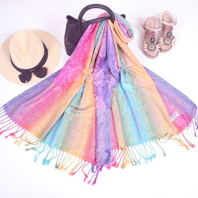 China Good Factory Price Yiwu Cotton Pashmina Scarf Round Pattern Shawls Hot Scarves For Philippines for sale