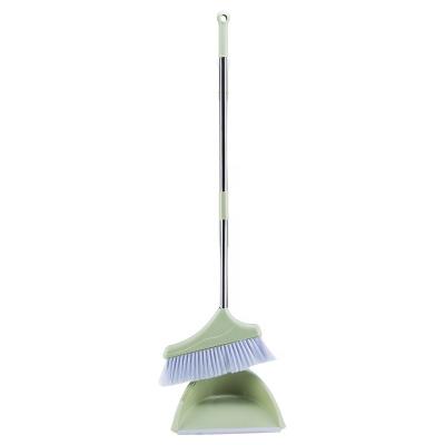 China Household cleaning good quality broom with dustpan set cleaning broom and dustpan set for sale