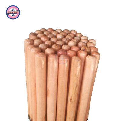 China Guangxi Sustainable Factory Hot Sale Wholesale Wooden Broom Sticks Varnished Wooden Handle for sale