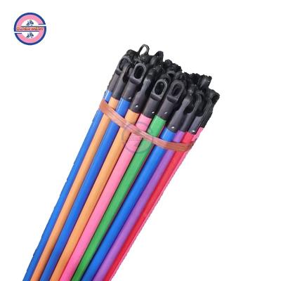 China Hard Soft Hot Selling High Quality PVC Coated Wooden Broom Handle for sale