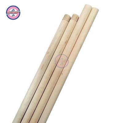 China Sustainable Wholesale Wooden Handle Bamboo Broom Floor Cleaning Wooden Broom Stick for sale