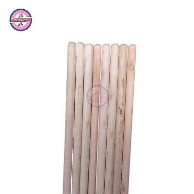 China 120*2.2cm eco-friendly wooden stick for broom and broom wholesale wooden handle brush wooden stick for sale