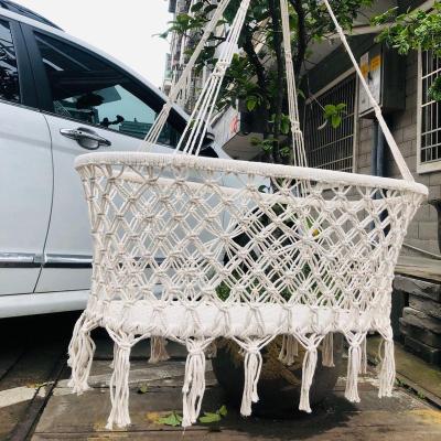 China INS Macrame Baby Crib Cradle Swing Chair Hammock Baby Cradle for sale