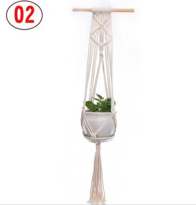 China Contemporary Hot Sale Macrame Plant Hangers Indoor Outdoor Hanging For Home Decoration for sale