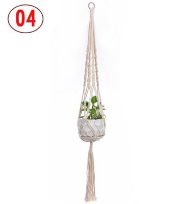 China Contemporary Hot Sale Macrame Plant Hangers Indoor Outdoor Hanging For Home Decoration for sale