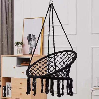 China INS Macrame Rope Chair Hammock Hanging Swing Chair For Indoor Or Outdoor for sale