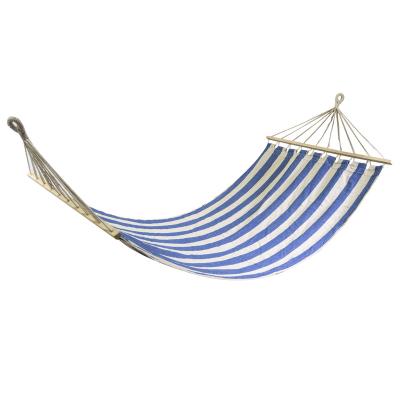 China ins canvas hammock with wooden camping hammock bar wooden sticker for sensory hammok hammock outdoor or indoor for sale