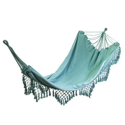 China INS Double Hammock With Macrame Tassel Fringe Hammock Deluxe Hammock for sale