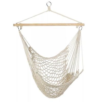 China Outdoor Furniture Cotton Rope Woven Hammock Chair Swing Chair Hanging Chair for sale