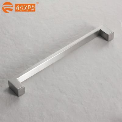 China SUS304 Stainless Steel Shower Room Door Handle Modern High-Grade Stainless Steel Bathroom Single Side Glass Door Handle for sale