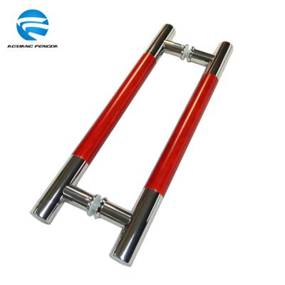 China China Modern High Quality Modern Satin Hardware Glass Door Handle Bathroom Customized Sliding Push Pull Door Handles for sale