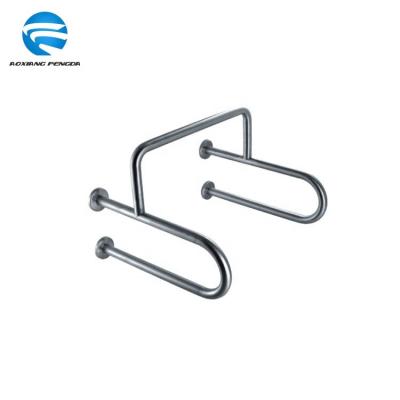 China 304 Stainless Steel Modern Toilet Grab Bar Bathroom Customized Safety Handrails For Disabled Grab for sale