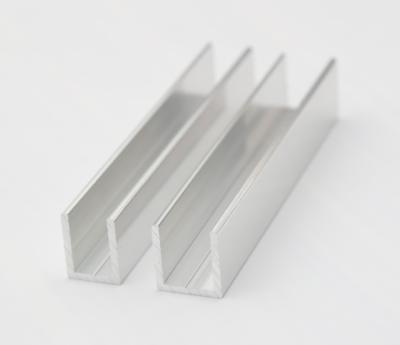 China door & Custom Extruded U Shaped Aluminum Alloy Window Aluminum Profile Profile U Groove for sale