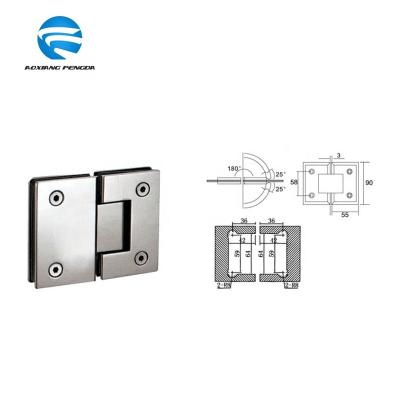 China Modern Customized Precision Casting 180 135 90 0 Degree Glass Hinges Door Seat Flange Stainless Steel Glass Hinges for sale