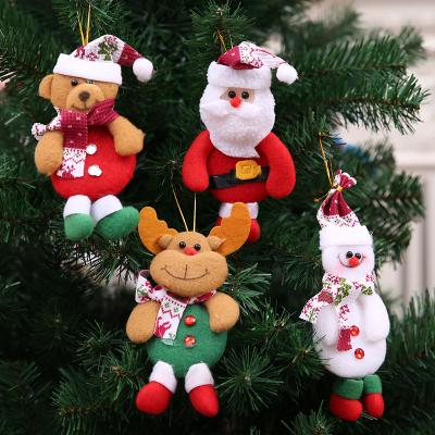 China Plush Christmas Decorations Santa Claus Decorations Christmas Items Christmas Tree Ornaments for sale