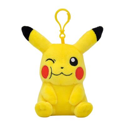 China Cute Toy Keychain Keychains Pikachu Little Fire Dragon Pendant Pokemon Doll Plush Anime Stuffed Animal Accessories for sale