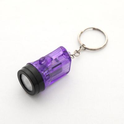 China Wholesale 2022 Small Flashlight Key Chain Light Pendant Lamp Key Chain Handwork Led Key Chain Logo for sale