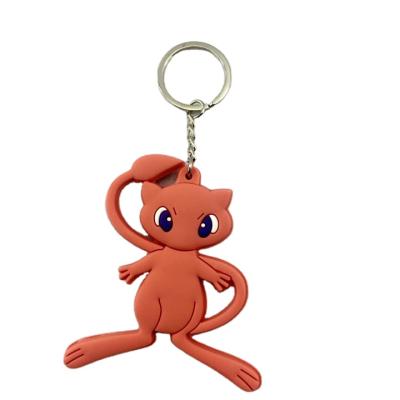 China Pokemon Elf Soft Double Sided Pendant Anime Keychain Pikachu Keychain Key Chain for sale