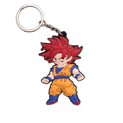 China Dragon Ball Portachiavi Sun Wukong Vegeta Yamucha Anime Key Chain Goods Keychain Pendant Decoration Motorcycle Saiyan Broly for sale