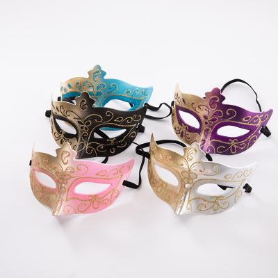 China Wholesale Bar Face Mask KTV Masquerade Resin Party Halloween Masquerade Half Face Mask for sale