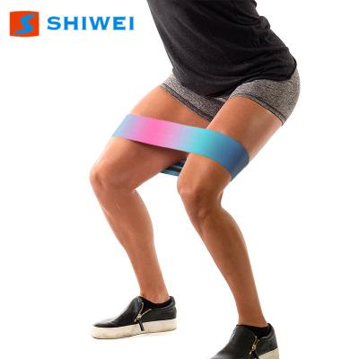 China Knee Brace Immobilize Stretching Soft Fitness Gradient Hip Circle Resistance Band for sale