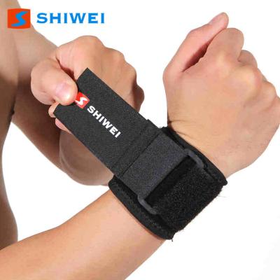 China Protective Black Wrist Wraps Weights Powerlifting Wrist Support for sale