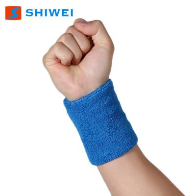 China Sports Cotton Wrist Wrap Brace Support Cuff Sweatbands Protector Unisex Wristband for sale