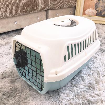 China Sustainable Simple, Portable Pet Travel & outdoors cage with collapsible cat and dog aviation cage for sale