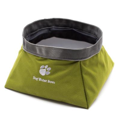 China High Sustainable Waterproof Foldable Travel Cloth Pet Bowl For Pets Eat And Drink Outside for sale