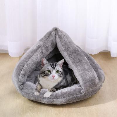 China Travel Pet Tent Nest Slipper Dog's Nest Cat's Nest Semi Closed Warm Winter Pet Products for sale