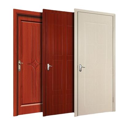 China Swing Door Simple Solid Wood Flower Designs With Lock Teak Wood Main Door for sale