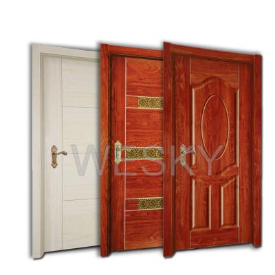 China China Manufacture Best Price Best Quality School Cheap Master House Fancy Modern Interior Door Solid Wood Door Design for sale