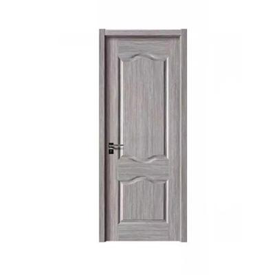 China Plain Waterproof Luxury Solid Single Bedroom Design Teak Wood Wooden Door for Interior for sale