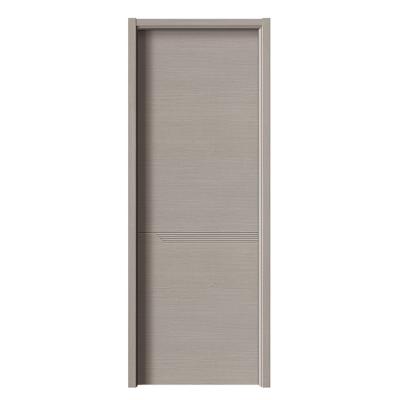 China Modern Minimalist Design Waterproof Fireproof Door Decoration Waterproof Solid Wood Interior Door for sale