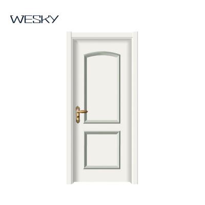 China Room door security for family and bulletproof modern lower price deign pvc flush interior pvc door for sale