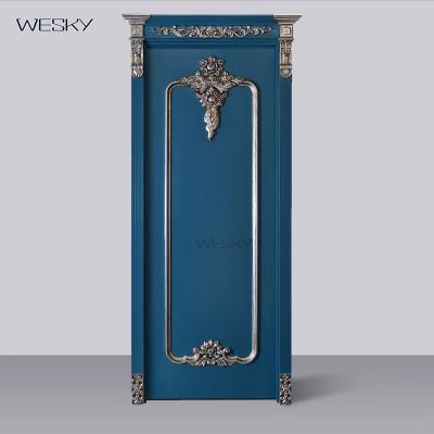 China Modern security for family and children hot sale high quality good prices modern basic track designs pvc door for sale