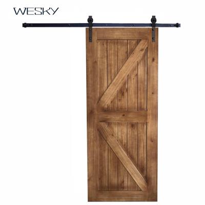 China Luxury modern wood door bedroom designs simple barn door interior wood door cheap sumica prices for sale