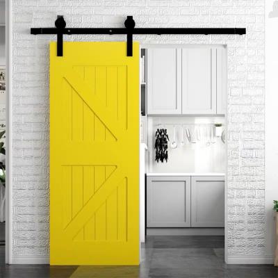 China Industrial Modern Factory Latest Design Style Industrial Modern Hanging Interior Barn Door for sale