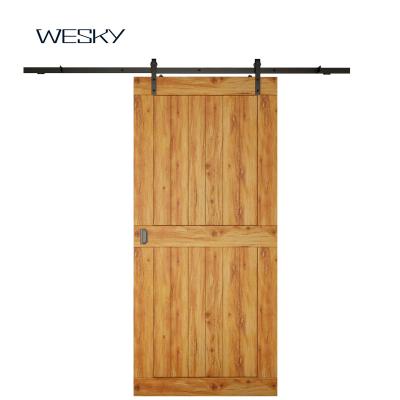 China Hot Sale Good Quality Waterproof Wooden Barn Door 38mm Thickness Sliding Wooden Barn Door for sale