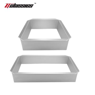 China Hotel Kitchen DIY Household Goods Mu Si Pudding Tiramisu Mu Si Square Cake Ring Aluminum Rectangular Cake Box 32*20* 6CM MU IF. for sale