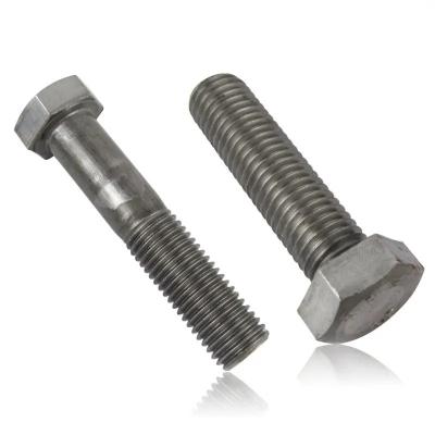 China Industry Factory Direct Sale DIN933 DIN931 Carbon Steel Stock Black External Hex Bolt Fastener for sale