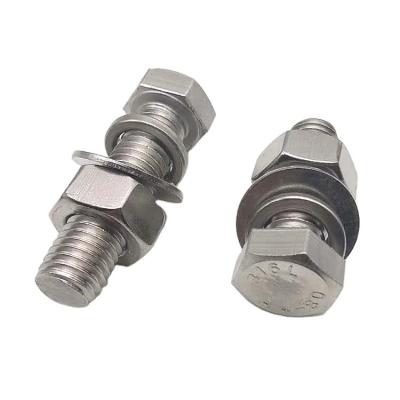 China Construction High Quality and Inexpensive Carbon Steel Hexagon Bolt and Nut Hardware Galvanized External Fasteners for sale