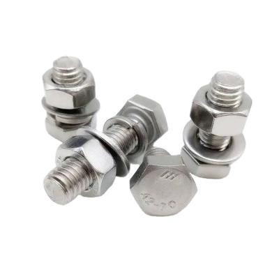 China Global Hot Sales Construction Nut And Hex SS304 316 Stainless Steel External Bolt And Hardware Fasteners for sale