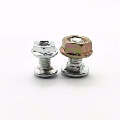 China Promotional Building Construction Various Good Quality M6-m60 Round Head White Zinc Carriage Bolt for sale