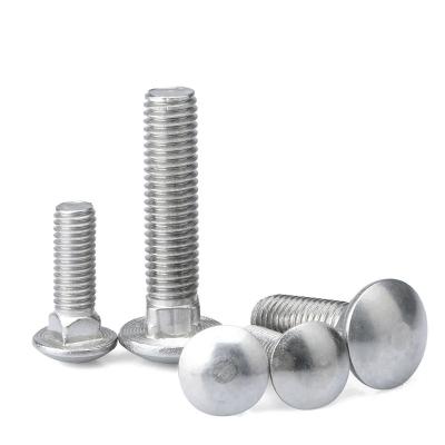 China Construction Good Quality Stainless Steel DIN603 Mushroom Head SS304 SS316 Promotional Carriage Bolt for sale