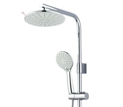 China With Sliding Bar Stainless Steel Rain Shower Column Set Bathroom Sliding Shower Bar for sale