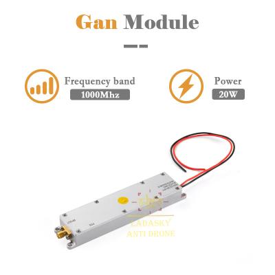 中国 1000mhz 20W 1Ghz Autel Anti Fpv C-Uas Mavic 3 ドローンシステム GaN ポーランド向けアンチモジュール RFモジュール 販売のため