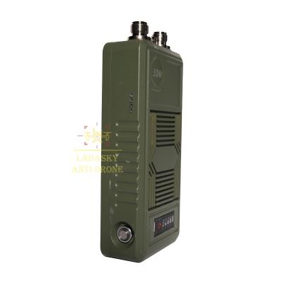 China 720-1020mhz +433mhz anti fpv drone High Gain Handheld Suppressor Anti Drone System 40W 50W One Band 700-1000mhz for sale